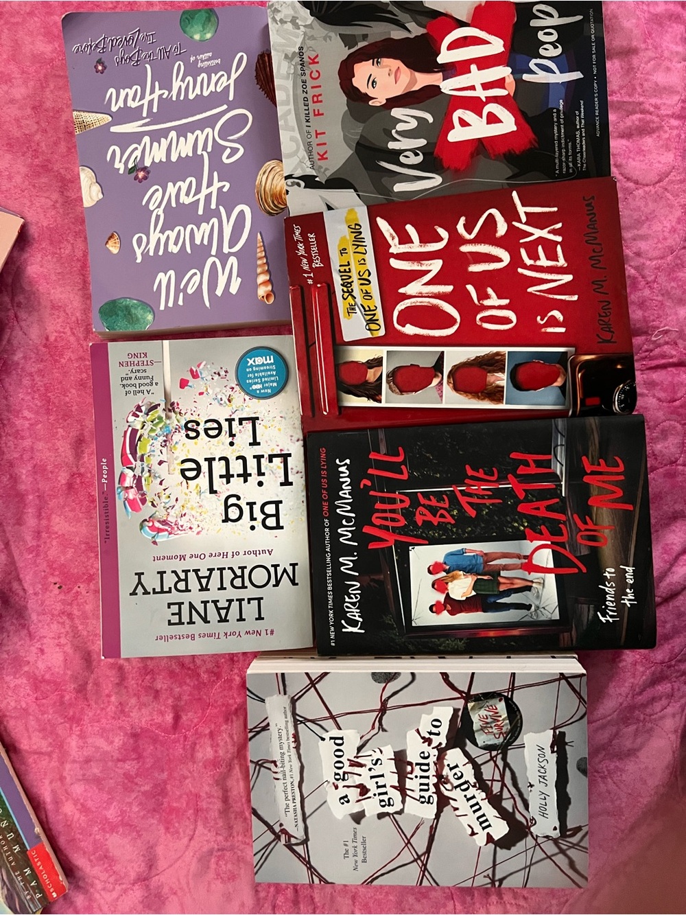 6 paperback books for $10
